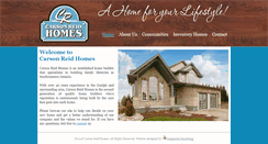 Desktop Screenshot of carsonreidhomes.com